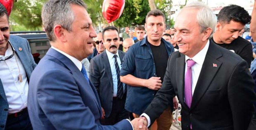 CHP LİDERİ ÖZGÜR ÖZEL  KEPEZ’DE