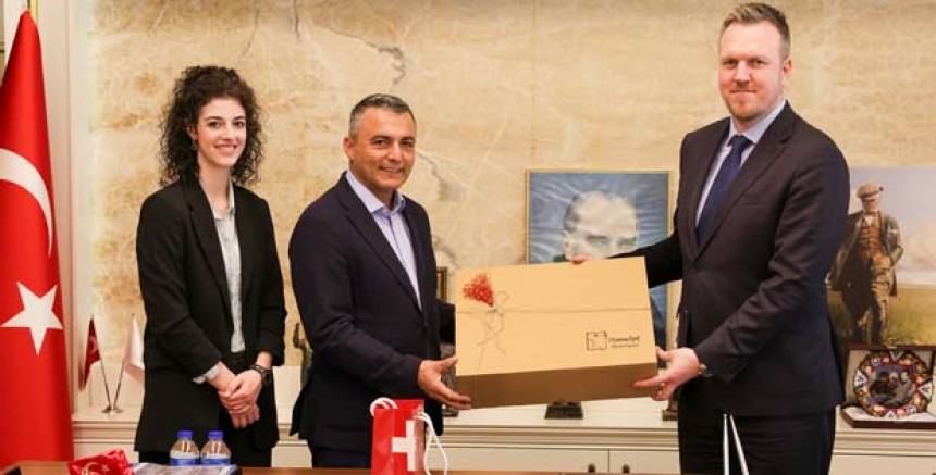 NEFİ KARA, İSVİÇRE KONSOLOSLUK TEMSİLCİLERİNİ AĞIRLADI