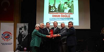 14`üncü Başöğretmen Atatürk Onur Ödülü Sinan Meydan’ın