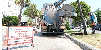 150 KİLOMETRELİK YAĞMURSUYU HATTINDA KAPSAMLI TEMİZLİK