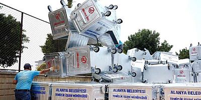 ALANYA’YA 2150 ÇÖP KONTEYNERİ