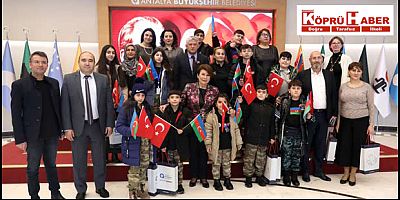 Azerbaycan şehitlerinin  çocukları büyükşehir’de