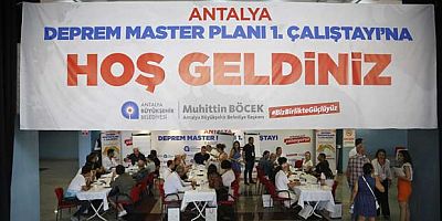 Başkan Böcek ‘Deprem Master Planı ortak akılla ele alınacak’