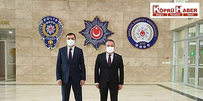 Başkan Böcek  Emniyet ve Jandarma’yı ziyaret etti.