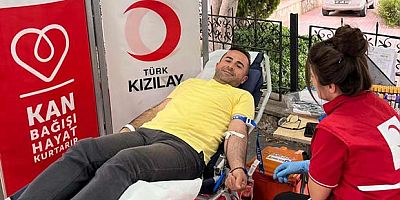 Başkan GÜNGÖR Kan bağışında bulundu