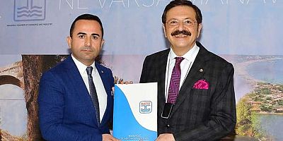 Başkan GÜNGÖR, TOBB başkanı HİSARCIKLIOĞLU’na dosya sundu