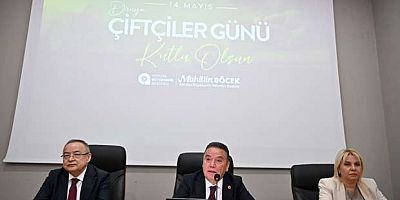 BAŞKAN MUHİTTİN BÖCEK ÇİFTÇİLERLE BİR ARAYA GELDİ