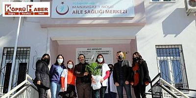  Başkan Sözen’den sağlık çalışanlarına çiçekli kutlama