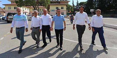 Başkan Tütüncü, Kemer’de 