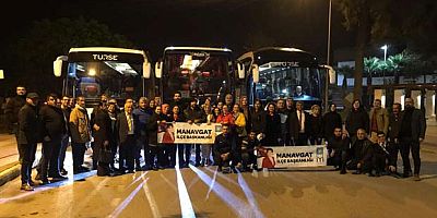 İYİ PARTİ’li kadınlar Ankara’ya çıkartma yaptı.