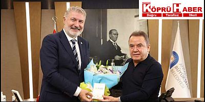 İYİ Partili  Bahadır Erdem  Muhittin Böcek’i ziyaret etti