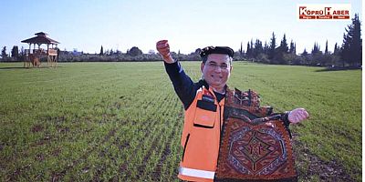 Kepez Belediyesi’nin buğdayları boy vermeye başladı