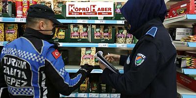 Kepez’de etiket denetimi 