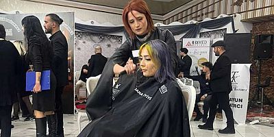 Kimsesiz çocuklar için yapılan yarışmada Manavgatlı kuaför birinci oldu
