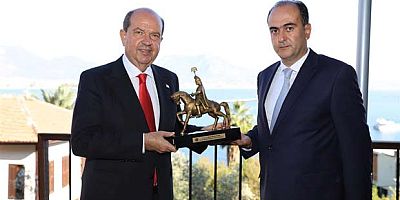 KKTC Cumhurbaşkanı Ersin Tatar Alanya Belediyesi'ni ziyaret etti.