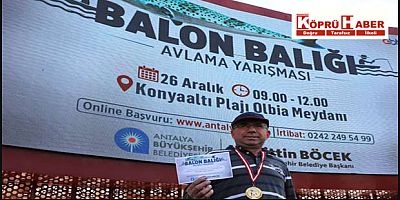 Konyaaltı’nda balon balığı avı 