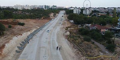 Konyaaltı’nın yeni yolunda sona yaklaşıldı