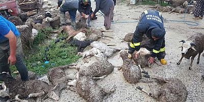 Korkuteli’nde yağış 2 mahallede su baskınlarına neden oldu 