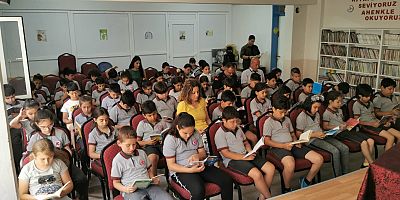 Manavgat’ta kitap okuma etkinliği