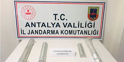Side’de füze yapımında kullanılan “ saf alüminyum” ele geçirildi