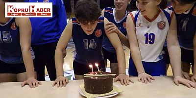 Sporcuya doğum günü sürprizi