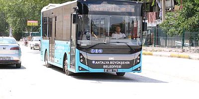  Antalya da toplu ulaşım araçları Cumhuriyet Bayramı’nda ücretsiz