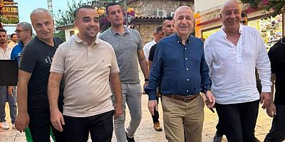 ÜMİT ÖZDAĞ SİDE’Yİ ZİYARET ETTİ.