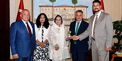 Vali YAZICI İngiliz milletvekillerini makamında ağırladı
