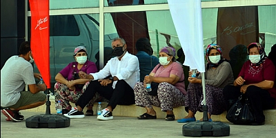 Yangınzede üreticilere sulama borusu desteği devam ediyor