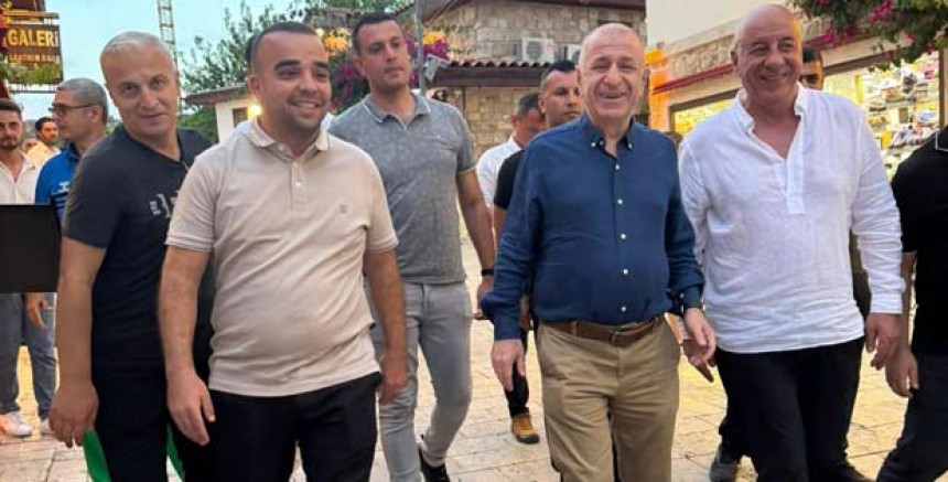ÜMİT ÖZDAĞ SİDE’Yİ ZİYARET ETTİ.